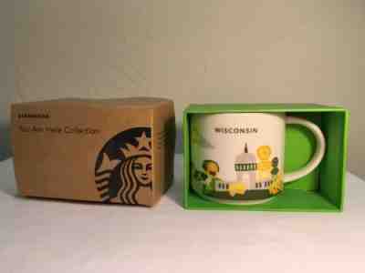 2014 Starbucks Discontinued You Are Here Wisconsin Coffee Mug With Union Chairs - Sold on eBay Oct, 18th 2019 for $39.99