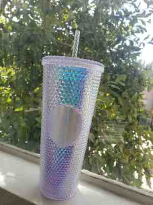Starbucks Iridescent Cold Cup With Straw Holiday 2018 Tumbler 24oz Venti  RARE - Sold on eBay Oct, 18th 2019 for $90.00