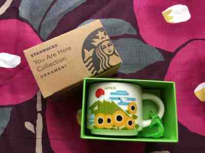  STARBUCKS JAPAN SUMMER 2oz ORNAMENT MUG (NOT FULL SIZE) YOU ARE HERE BRAND NEW - Sold on eBay Oct, 18th 2019 for $19.94