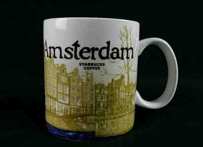 Starbucks Amsterdam Mug 2011 Global Icon Collector Series 16 oz  - Sold on eBay Oct, 18th 2019 for $24.99