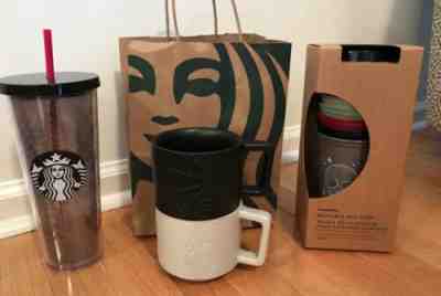  Starbucks Halloween 2019 Cup Bundle, Spider Web, 6 Hot Cups 2 Mugs Tumbler - Sold on eBay Oct, 18th 2019 for $88.95