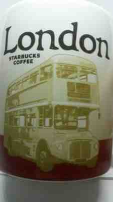LONDON Starbucks Routemaster Bus Buckingham Palace 2016 Icon 16 oz Mug Cup - Sold on eBay Oct, 17th 2019 for $27.20