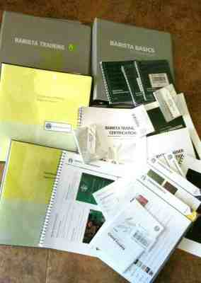 Huge Lot of Starbucks Binders Manuals Barista Training Journal - Sold on eBay Oct, 17th 2019 for $50.00