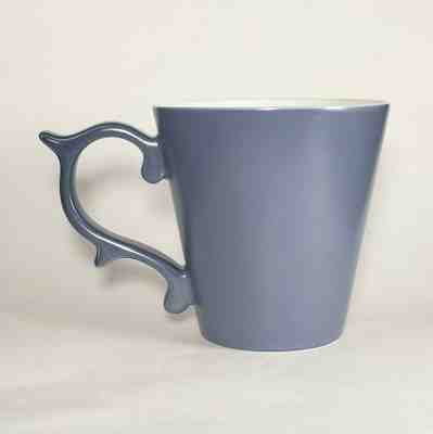 Starbucks 2013 Rococo Tazo Slate Blue Gray Tea Mug Cup Scroll Handle Teavana - Sold on eBay Oct, 17th 2019 for $28.95