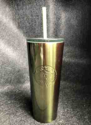 Starbucks Fall 2019 Halloween Tumbler GREEN Stainless Steel LIMITED EDITION! - Sold on eBay Oct, 17th 2019 for $32.00