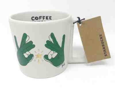Starbucks ASL Mug American Sign Language Coffee Cup New - Sold on eBay Oct, 17th 2019 for $24.99
