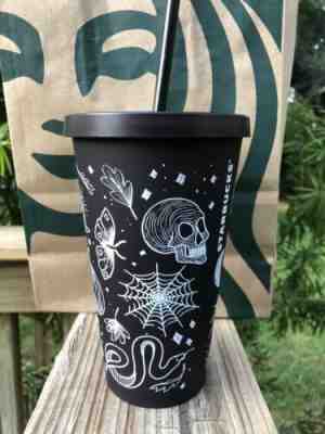 2019 Starbucks Halloween Skull Tumbler 16oz Purple - Hard to find! Rare! - Sold on eBay Oct, 17th 2019 for $50.00