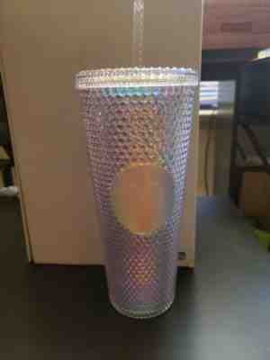 Starbucks IRIDESCENT Acrylic unicorn Rainbow Studded Venti Cold Cup Tumbler - Sold on eBay Oct, 17th 2019 for $89.00