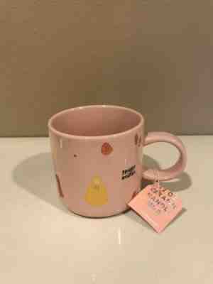 Starbucks + Ban.do 2018 Pink 12 oz Mug Sweater Weather Stay Cozy - New With Tags - Sold on eBay Oct, 17th 2019 for $20.00