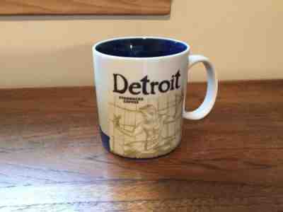 2009 STARBUCKS DETROIT CITY GLOBAL ICON SERIES MUG 16oz. new with SKU attached - Sold on eBay Oct, 17th 2019 for $29.99