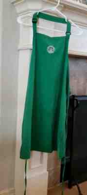 Starbucks Coffee Green Apron Halloween Costume Barista Uniform adjustable straps - Sold on eBay Oct, 17th 2019 for $19.99