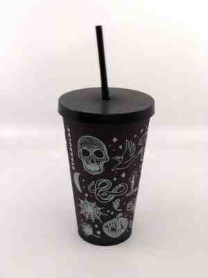 Starbucks 2019 Halloween Skull Tumbler 16 oz. Cup - Sold on eBay Oct, 17th 2019 for $45.00