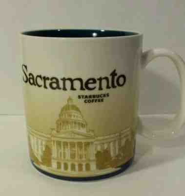 Starbucks City Mug Sacramento VHTF Rare Discontinued NWOT 16 oz - Sold on eBay Oct, 17th 2019 for $280.00