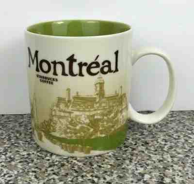STARBUCKS MONTREAL 2012 Global Collector Series Mug City 16oz Coffee Cup  - Sold on eBay Oct, 17th 2019 for $32.99
