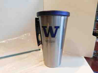 Starbucks University of Washington UW 2014 Stainless Travel Cold Cup Tumbler  - Sold on eBay Oct, 17th 2019 for $25.99