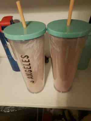 STARBUCKS  LOS ANGELES  VENTI COLD CUP TUMBLER  24 Oz SPRING 2019 - Sold on eBay Oct, 17th 2019 for $35.00