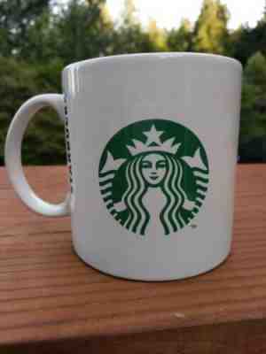 Starbucks Siren 2011 White Mug 20 Oz  Green logo Coffee Cup - Sold on eBay Oct, 17th 2019 for $19.95