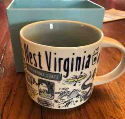 New Starbucks West Virginia WV Been There Series Coffee Mug Cup 14 Oz 2019 - Sold on eBay Oct, 17th 2019 for $19.99