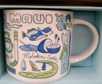 Starbucks Coffee Company 14oz Been There Series Mug MAUI Hawaii Cup NIB  - Sold on eBay Oct, 17th 2019 for $20.00