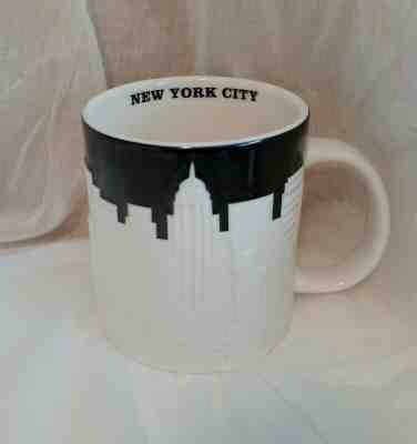 2012 STARBUCKS Black New York City Collector Relief Mug 16oz Statue of Liberty - Sold on eBay Oct, 17th 2019 for $16.95