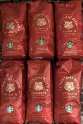 6 Pounds Starbucks Christmas Blend Vintage 2018 Coffee 6 Bags NEW - Sold on eBay Oct, 17th 2019 for $93.97