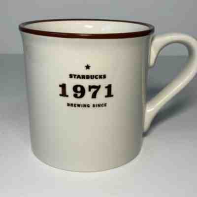 Starbucks 12 Oz White Brown Lettering Tall Coffee Mug 2010 Made In Japan Mug - Sold on eBay Oct, 17th 2019 for $19.99
