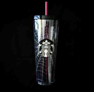 Starbucks Fall 2019 - Spiderweb Halloween Tumbler - Sold on eBay Oct, 16th 2019 for $39.99