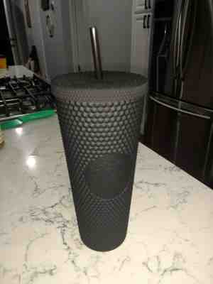 24 oz Starbucks Tumbler Studded Black Matte sku# 011103751 Limited! - Sold on eBay Oct, 16th 2019 for $49.00