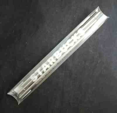 Starbucks Coffee Stainless Steel Straws Venti 3 Pack New Discontinued 11059979 - Sold on eBay Oct, 16th 2019 for $32.95
