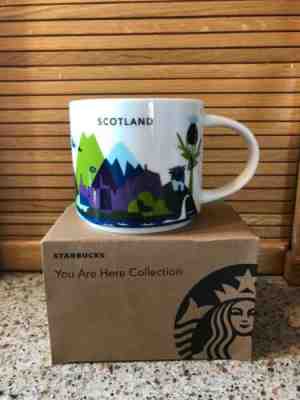 Starbucks Scotland YAH Mug Highlands Golf Bagpipe Whisky You Are Here NEW - Sold on eBay Oct, 16th 2019 for $59.99