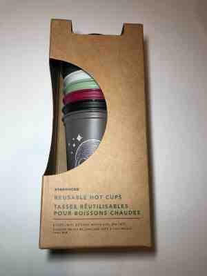 Starbucks 2019 Halloween Reusable Hot Cups Limited Edition 6 pack NIB - Sold on eBay Oct, 16th 2019 for $23.50