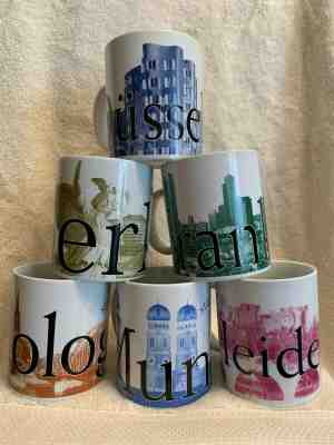 Starbucks CITY MUG Series 16 oz GERMANY Lot of 6 - Discontinued - Sold on eBay Oct, 16th 2019 for $55.00