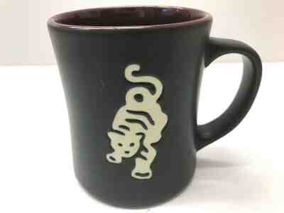Starbucks 2012 Sumatra Tiger Coffee Mug Matte Black Maroon Ceramic Cup 16 oz. - Sold on eBay Oct, 16th 2019 for $22.88