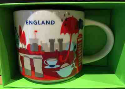 Starbucks England Mug YAH London You Are Here England Britain New in Box w/ SKU - Sold on eBay Oct, 16th 2019 for $39.99