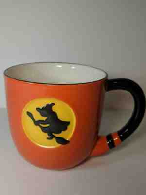  STARBUCKS RARE HTF HALLOWEEN CUP MUG EMBOSSED WITCH ON BROOM MOON 2007 NWOB  - Sold on eBay Oct, 16th 2019 for $25.00