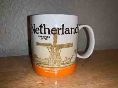 Starbucks Mug City Cup Global Icon Series NETHERLANDS 16oz Euc. - Sold on eBay Oct, 16th 2019 for $19.99