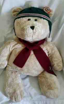 Starbucks 2005 Extra Large 44th Edition Bearista Plush Teddy Bear Holiday Tag