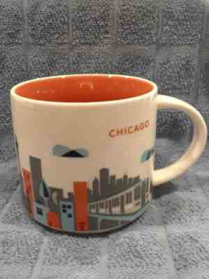 Starbucks Chicago Mug You Are Here City Coffee Cup 2012 14 oz - Sold on eBay Oct, 16th 2019 for $19.95