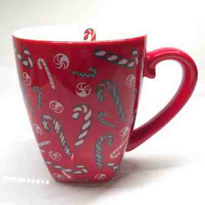 2002 Starbucks Christmas Holiday Candy Canes Starbucks Barista Coffee Mug - Sold on eBay Oct, 16th 2019 for $30.00