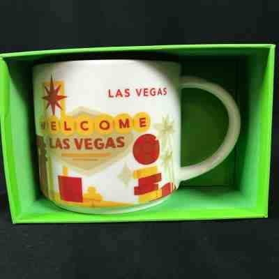 STARBUCKS 2017 YOU ARE HERE COLLECTION COFFEE MUG  LAS VEGAS 14 OZ. - NEW - Sold on eBay Oct, 16th 2019 for $24.99