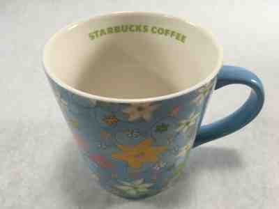 ~Starbucks 2005 Collectible Coffee Mug Cup Blue Flowers Spring Floral 16 oz NEW~ - Sold on eBay Oct, 16th 2019 for $15.99