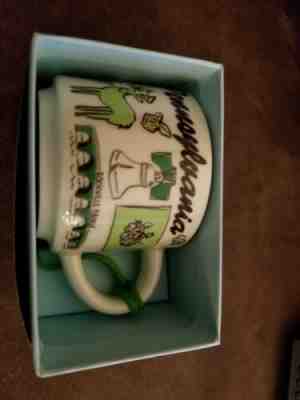STARBUCKS COFFEE PENNSYLVANIA BEEN THERE 2-OZ MINI MUG ORNAMENT - NEW - Sold on eBay Oct, 16th 2019 for $26.00