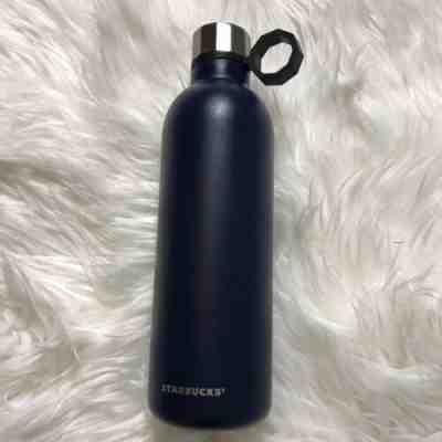 NEW Starbucks Navy Blue Stainless Steel Insulated Water Bottle 20 oz - Sold on eBay Oct, 16th 2019 for $17.99