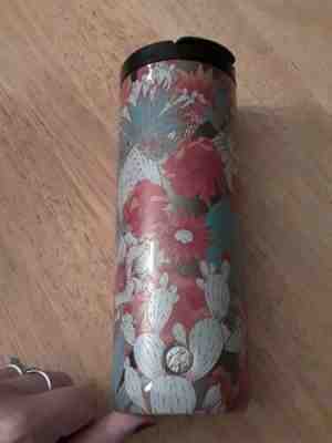 Starbucks Stainless Steel Insulated Floral 16 oz Coffee Tumbler Cup - Sold on eBay Oct, 16th 2019 for $28.97