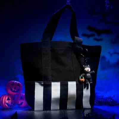 2019 Ltd Ed Starbucks Singapore Halloween Bearista Black Cat Keychain Tote Bag - Sold on eBay Oct, 15th 2019 for $29.90
