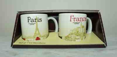 Starbucks Paris and France Demi Espresso Cups Set Of Two Demitasse 3 oz NEW!  - Sold on eBay Oct, 15th 2019 for $25.95