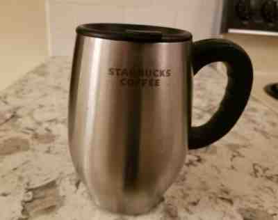 Vintage Starbucks Stainless Steel Chubby Clyde tumbler Mug  2006 16oz.  - Sold on eBay Oct, 15th 2019 for $24.99