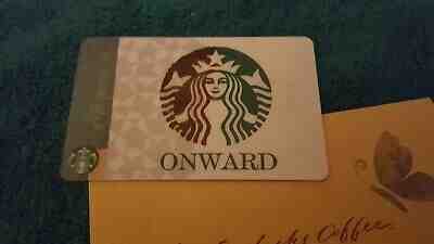 STARBUCKS Taiwan RED HOT! ONWARD Gift Card MINT w/Older Brown Sleeve US Seller - Sold on eBay Oct, 15th 2019 for $40.53