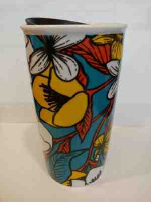 NEW Starbucks 2019 spring Poppy Tumbler Ceramic Tumbler 12 Oz Collectors Edition - Sold on eBay Oct, 15th 2019 for $19.60