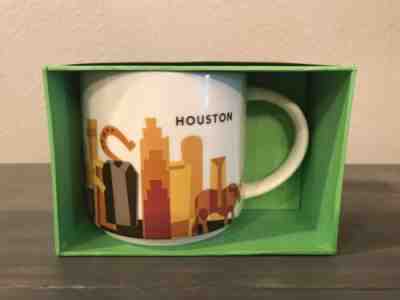 Starbucks YAH Collection YOU ARE HERE HOUSTON 14 oz Coffee Mug/Cup NIB - Sold on eBay Oct, 15th 2019 for $29.55